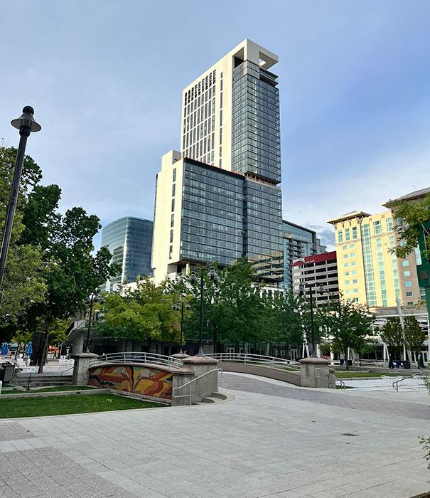 Astra Tower in Salt Lake City, Utah.