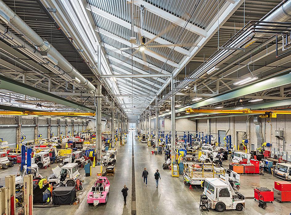 United Airlines Ground Equipment Maintenance Facility at O'Hare International Airport.