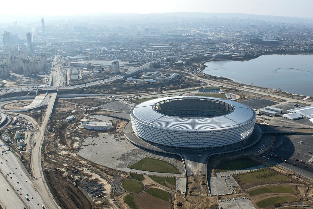 pics Baku Stadium Aerial baku olympic stadium thornton tomasetti