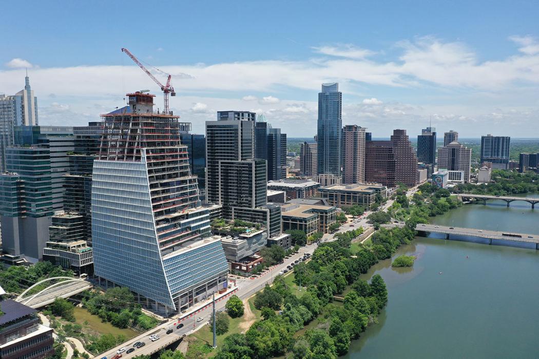 Google Tower Block 185 in Austin, Texas.