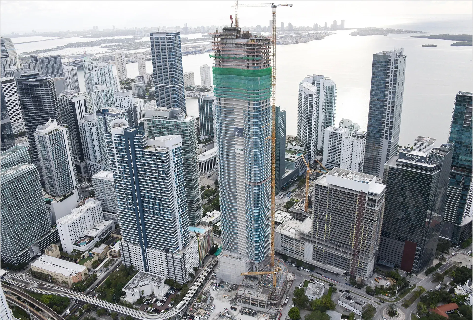 Thornton Tomasetti's structural design uses reinforced concrete and post-tensioned slabs while reusing existing foundation piles to improve construction efficiency. 