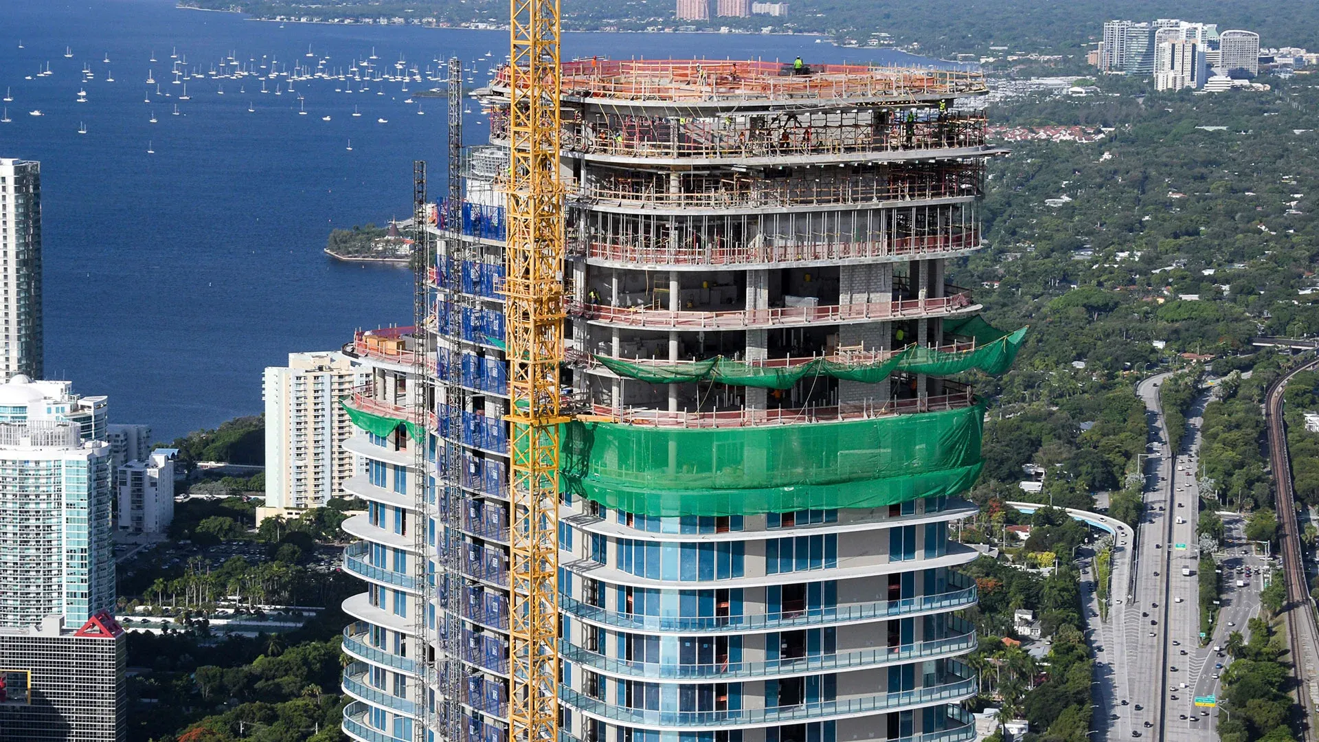 The condominium tower, standing at 900-feet, will become the tallest building in Brickell.
