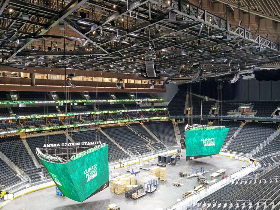 Climate Pledge Arena in Seattle.