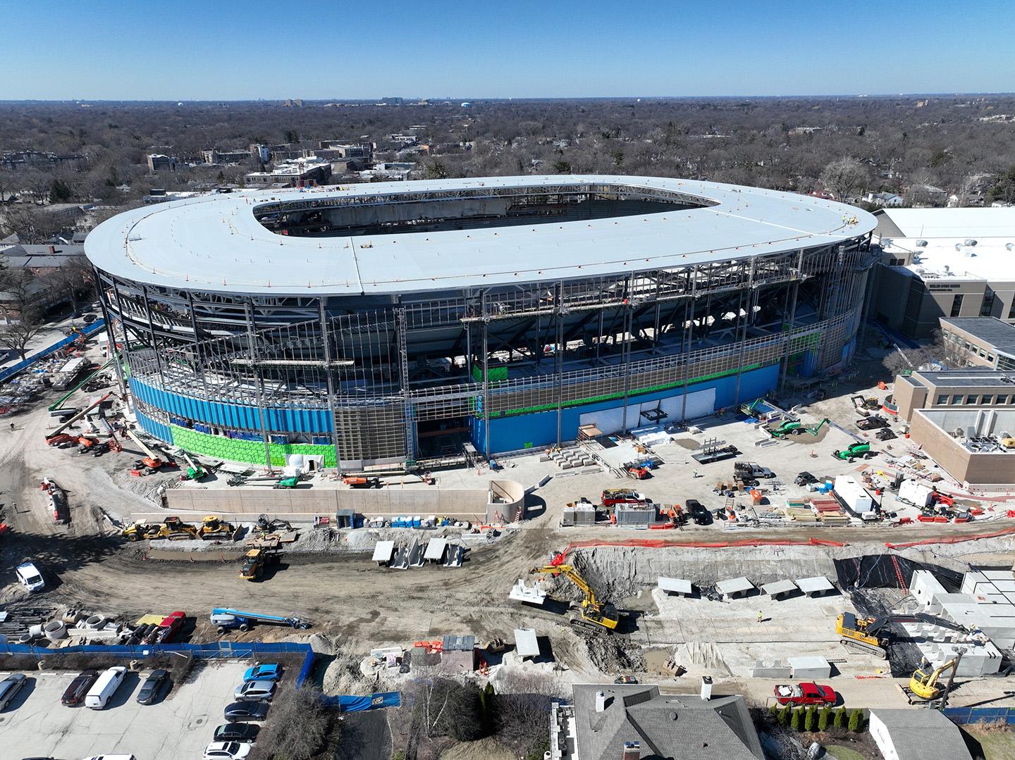 Ryan Field Redevelopment in Evanston, Illinois.