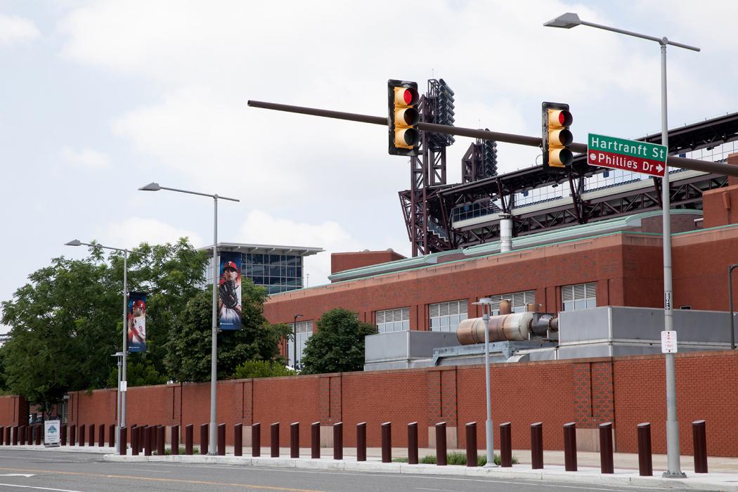 Hostile Vehicle Mitigation at Phillies Citizens Bank in Philadelphia.