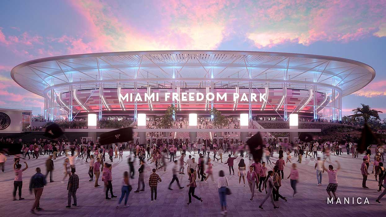 Inter Miami CF Stadium & Miami Freedom Park in Florida.