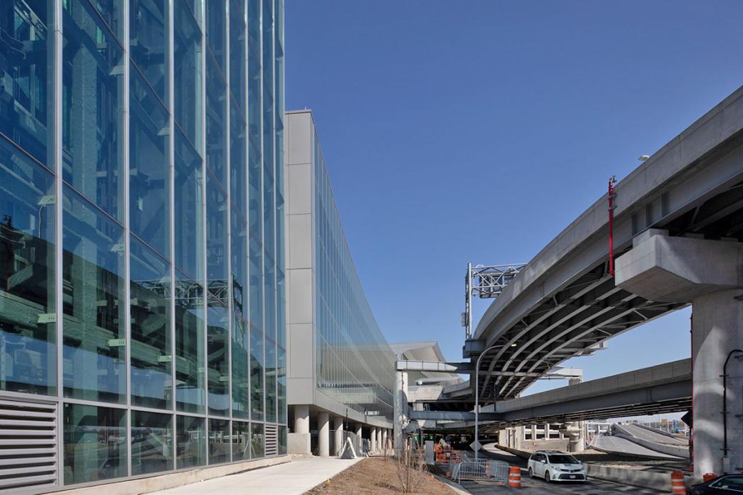 LaGuardia Airport, Terminal B, in New York.