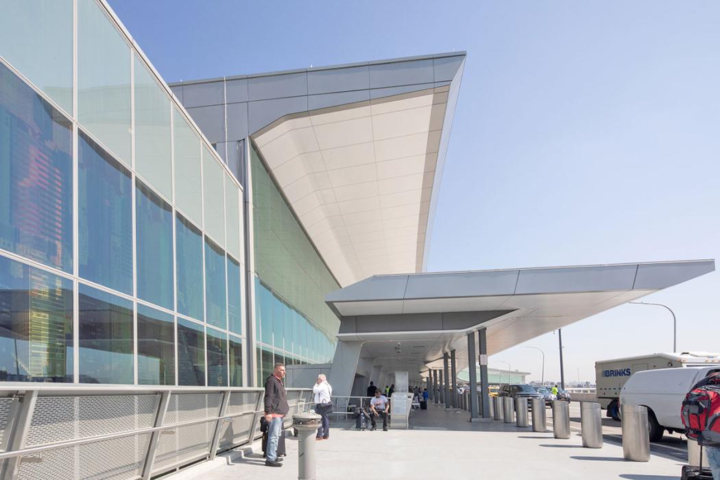 LaGuardia Airport, Terminal B, in New York.