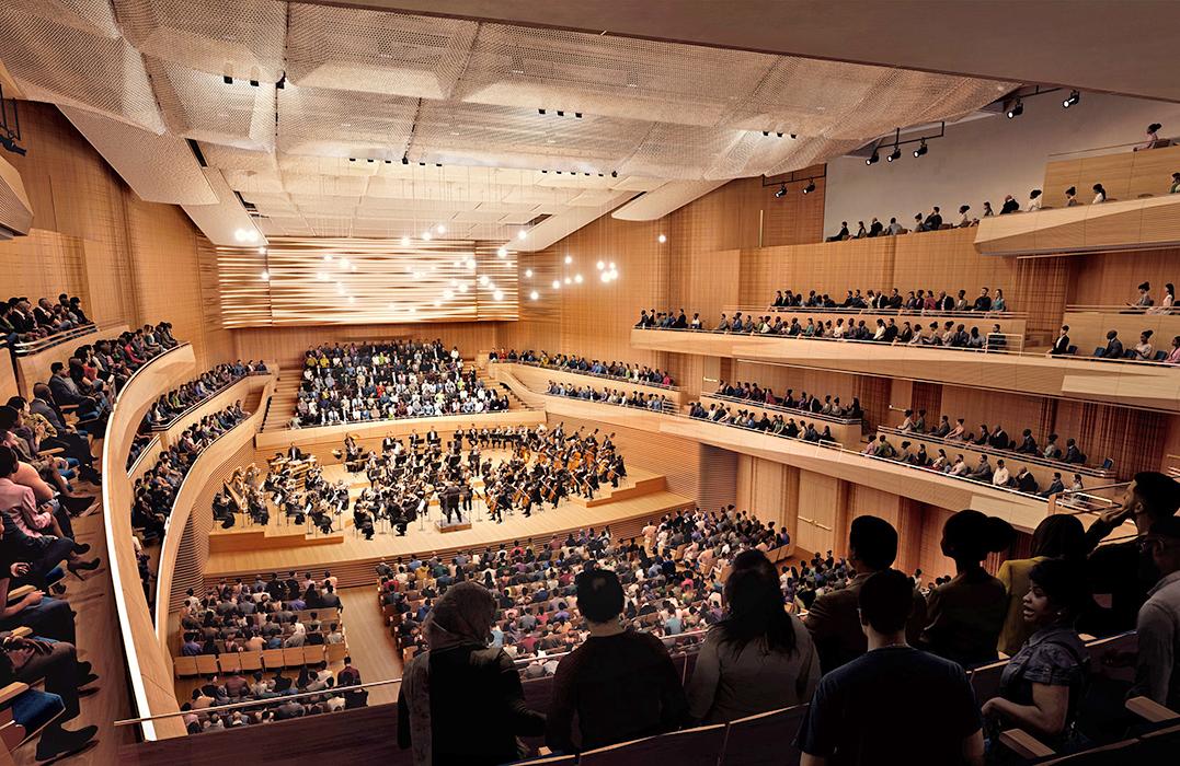 David Geffen Hall at Lincoln Center in Manhattan.