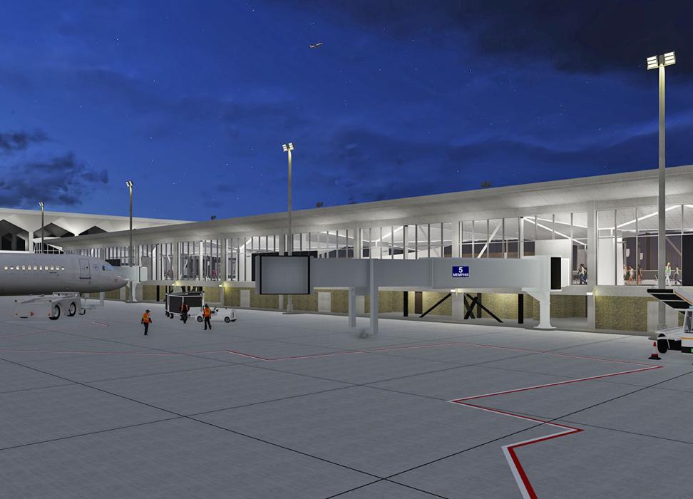 Concourse B Modernization at Memphis International Airport