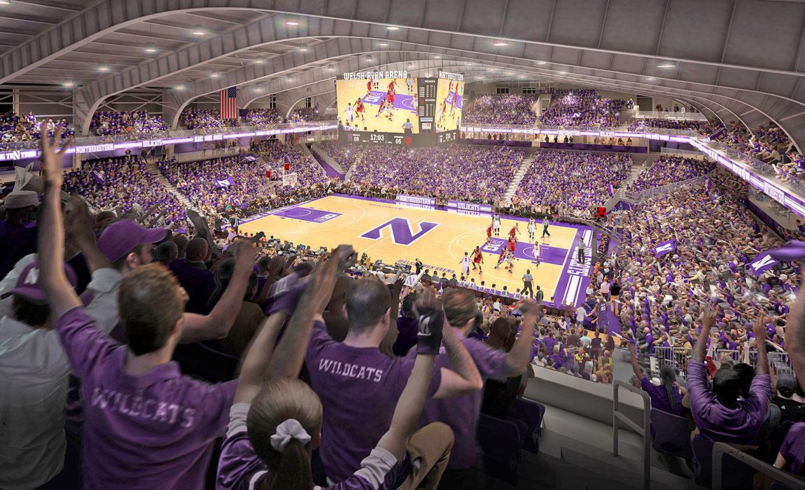 Welsh-Ryan Arena Renovations at Northwestern University in Illinois.