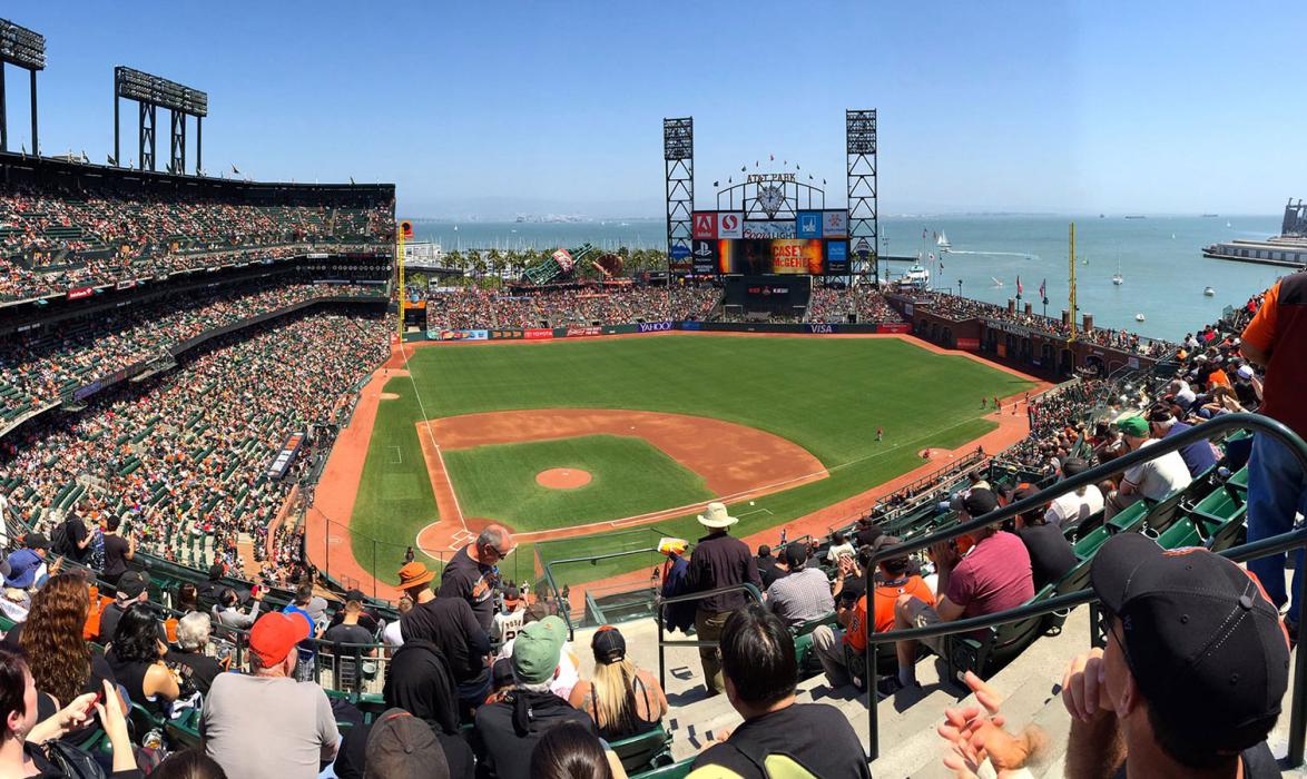 Oracle Park in San Francisco, California. 