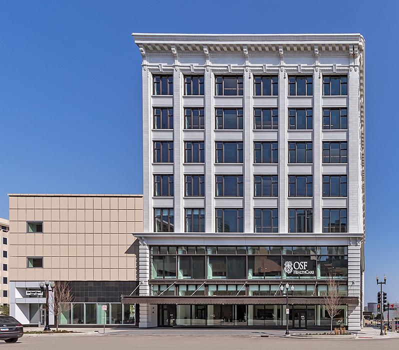 OSF HealthCare Ministry Headquarters Renovation in Peoria, Illinois.