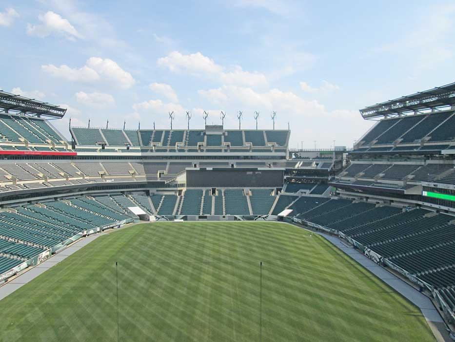 Lincoln Financial Field renovation in Philadelphia.