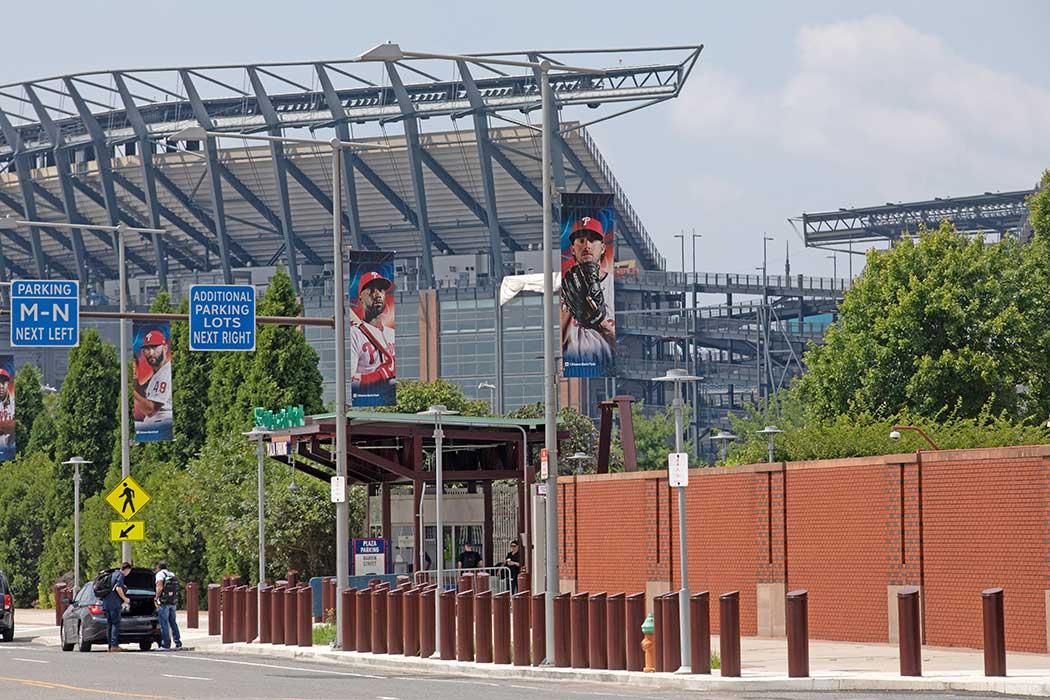 Hostile Vehicle Mitigation at Phillies Citizens Bank in Philadelphia.