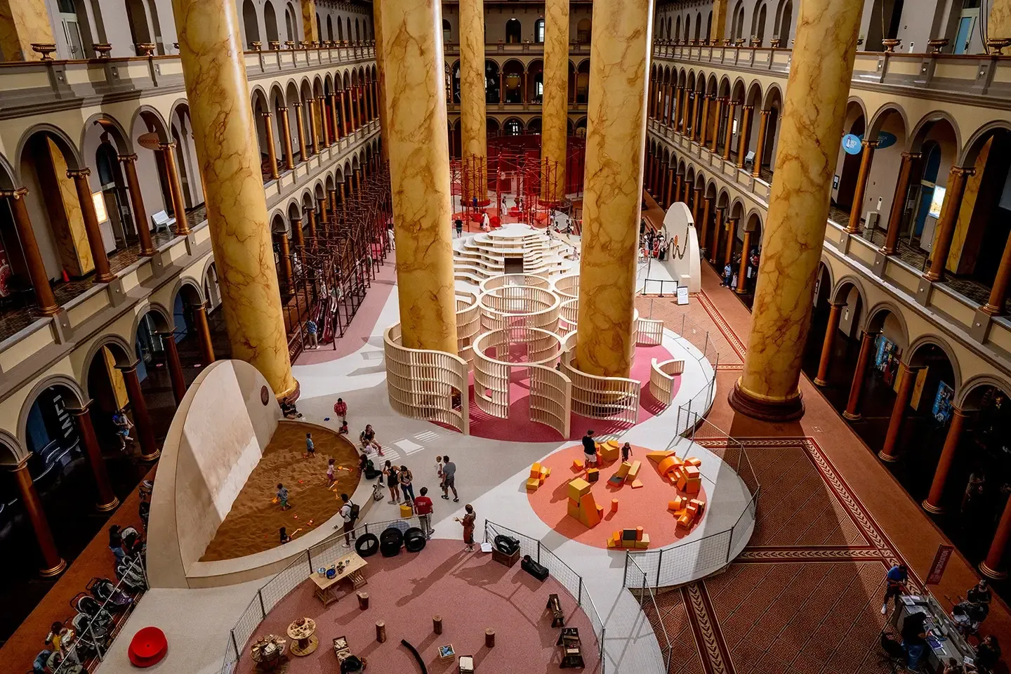 Our team designed the exhibit’s subfloor system for a high-profile cultural experience that brings design, community, and public space together.