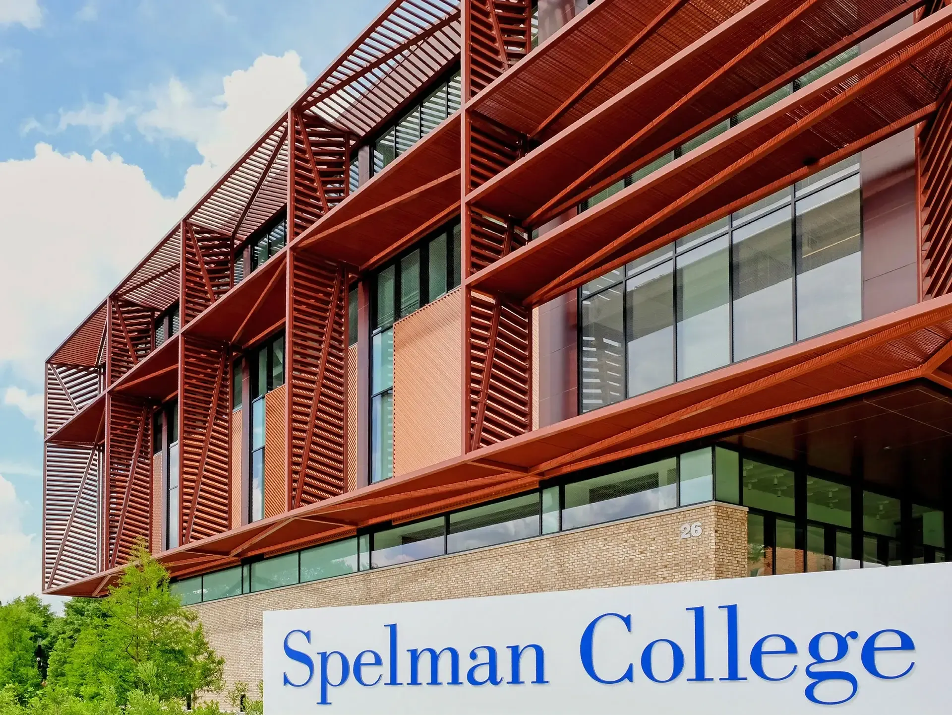 Spelman College's first new academic building in nearly 25 years, the Mary Schmidt Campbell Center for Innovation & the Arts supports students studying dance, filmmaking, photography, theater and music. 