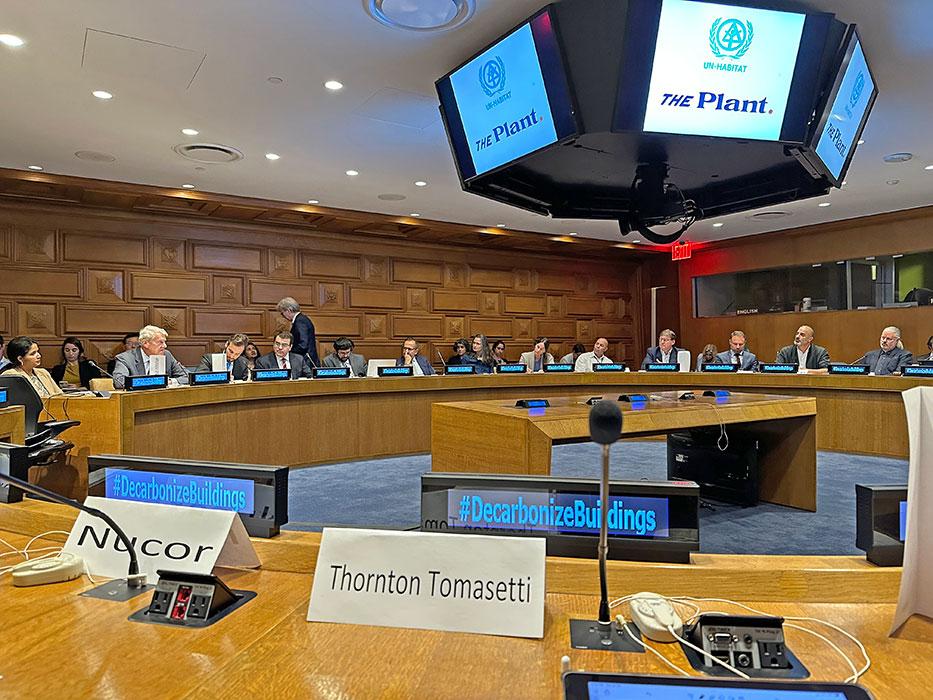 Mike Squarzini Discusses Decarbonizing The Built Environment At United Nations Roundtable