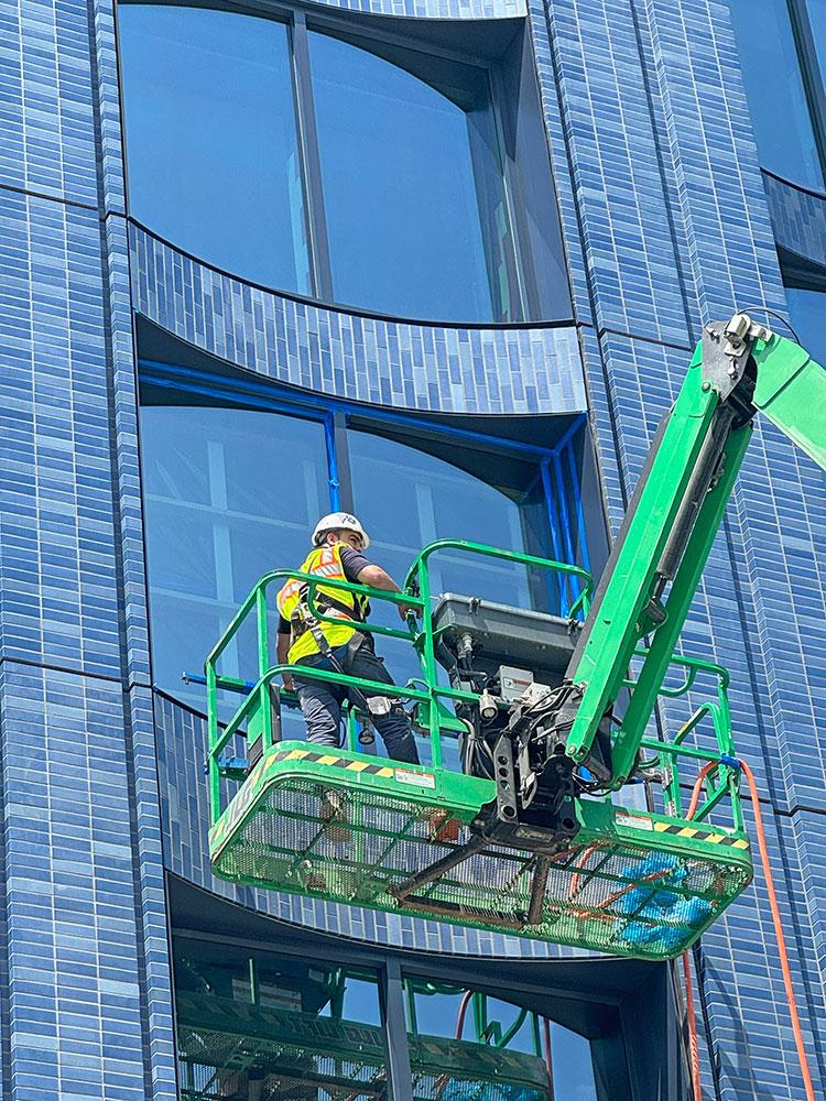 Building Enclosure Commissioning work at the new Strider Hotel in Boston.