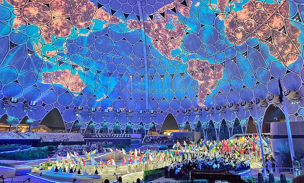 Centerpiece Venue at the World Expo 2020 in Dubai.