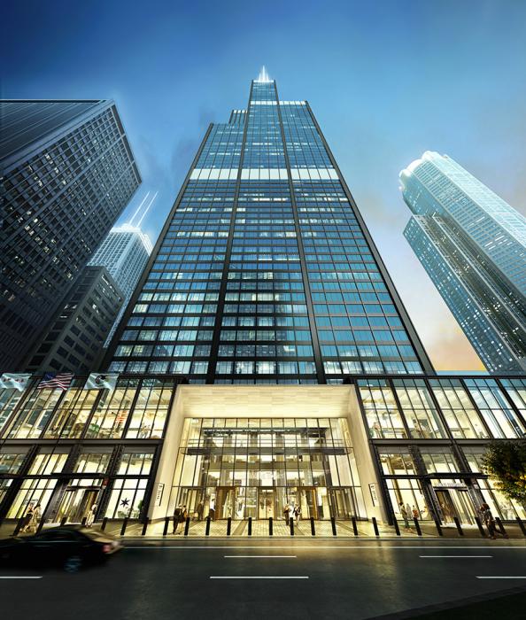 Skyscraper Open Version N Scale Willis Tower Chicago High Rise Office Building