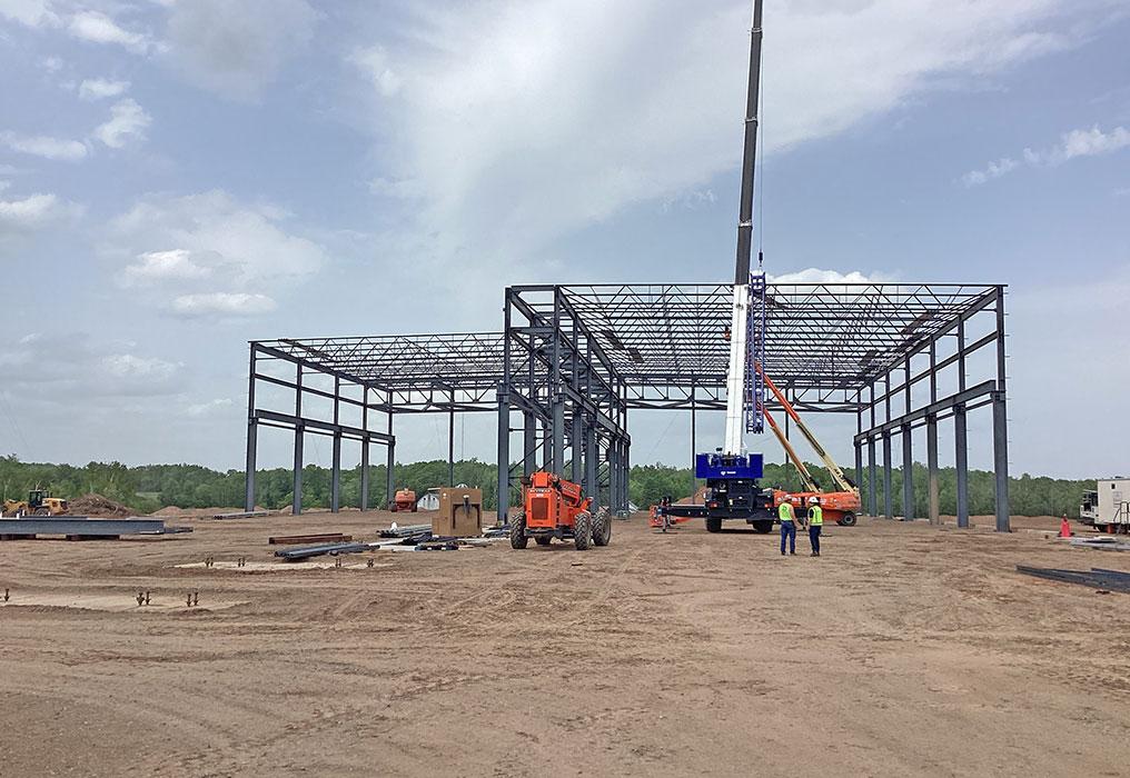 Steel Fabrication Plant in Wisconsin.